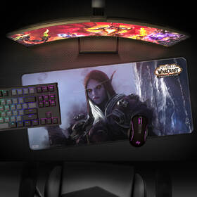 Podložka pod klávesnici a myš FSH World of WarCraft Shadowlands: Sylvanas XL šedá

 obrázek produktu 2 z 4