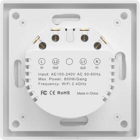 Vypínač IMMAX NEO SMART Nexa 2-tlačítkový, Zigbee 3.0, 230V, TUYA bílý

 obrázek produktu 1 z 11