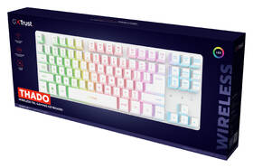 Klávesnice Trust GXT 831 Thado TKL, US layout bílá

 obrázek produktu 5 z 8
