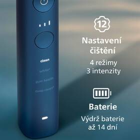 Zubní kartáček Philips HX9911/88 černý/modrý

 obrázek produktu 6 z 14