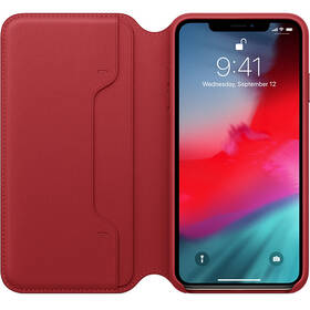 Pouzdro na mobil flipové Apple Leather Folio na iPhone Xs Max - (PRODUCT) RED červené

 obrázek produktu 1 z 2