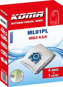 Sáčky do vysavače Koma ML01PL 

 obrázek produktu 2 z 4