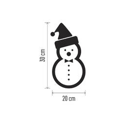 LED dekorace EMOS vánoční sněhulák dřevěný, 30 cm, 2x AA, vnitřní, teplá bílá, časovač 

 obrázek produktu 4 z 5