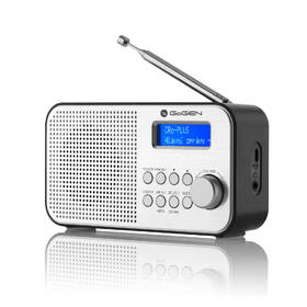 Radiopřijímač s DAB+ GoGEN DAB 300 N stříbrná barva
