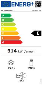 Americká lednice LG GMG860EPBE černá barva
