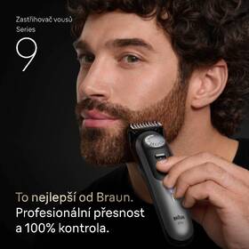 Zastřihovač vousů Braun BT9560 šedý

 obrázek produktu 2 z 7