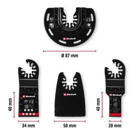 Sada pro multibrusku Einhell (4 ks), 49708104 

 obrázek produktu 2 z 5