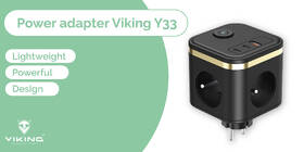 Rozbočovací zásuvka Viking Y33B, 3x zásuvka, 1x USB-A, 2x USB-C, vypínač černá

 obrázek produktu 3 z 3
