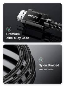 Kabel UGREEN HDMI 8K, 2m černý

 obrázek produktu 3 z 7