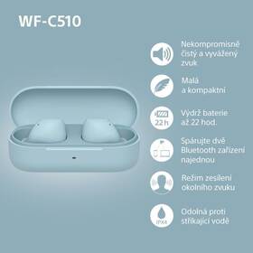 Sluchátka Sony WF-C510 modrá

 obrázek produktu 4 z 16