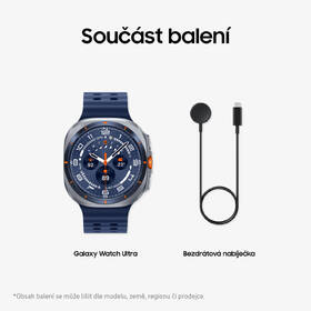 Chytré hodinky Samsung Galaxy Watch Ultra LTE (2025) modrá barva
