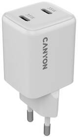 Nabíječka do sítě Canyon GaN 2xUSB-C 35 W bílá

 obrázek produktu 2 z 5