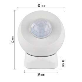 Detektor pohybu EMOS GoSmart PIR senzor, IP20, ZigBee bílý

 obrázek produktu 7 z 10