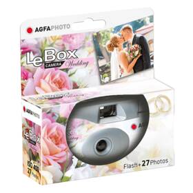 Analogový fotoaparát AgfaPhoto LeBox Wedding Flash 400/27 šedý

 obrázek produktu 1 z 1