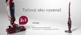 Tyčový vysavač Concept VP4136 2v1 

 obrázek produktu 12 z 13