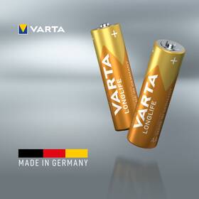 Baterie alkalická Varta LongLife AA, 6ks 

 obrázek produktu 3 z 4