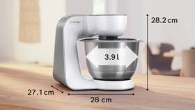 Kuchyňský robot Bosch MUM58210 stříbrná barva
