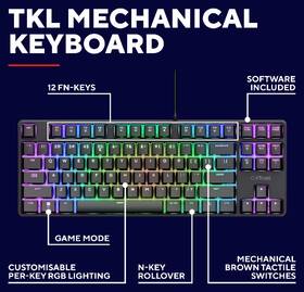 Klávesnice Trust GXT 864, US černá

 obrázek produktu 7 z 12
