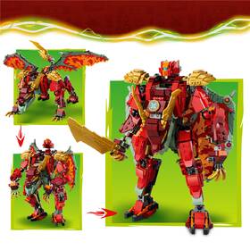 Stavebnice LEGO® NINJAGO® 71868 Wyldfyre a transformační dračí oblek 

 obrázek produktu 4 z 8