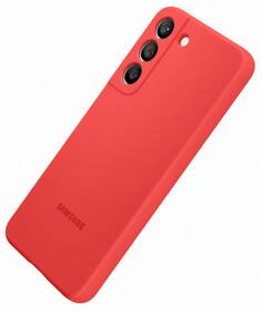 Kryt na mobil Samsung Silicone Cover na Galaxy S22 - coral 

 obrázek produktu 3 z 5