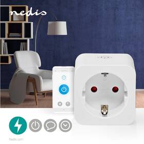 Chytrá zásuvka Nedis SmartLife, Wi-Fi, 16A, 3680 W, 3ks 

 obrázek produktu 7 z 8