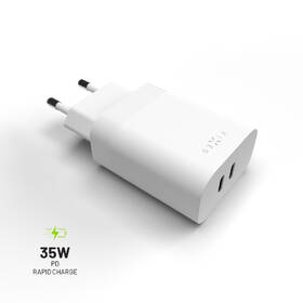 Nabíječka do sítě FIXED 2x USB-C PD, 35W bílá

 obrázek produktu 3 z 6