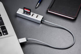 Čtečka paměťových karet YENKEE YHC 101SR USB COMBO HUB 

 obrázek produktu 3 z 4