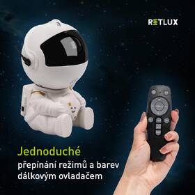 Dekorativní LED RETLUX projektor astronaut malý bílé

 obrázek produktu 5 z 10