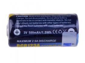 Baterie Avacom CR123A, CR23, DL123A Li-Fe 3V 500mAh 1.5Wh 

 obrázek produktu 2 z 2