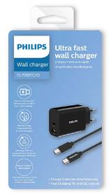 Nabíječka do sítě Philips 1x USB-C, 1x USB A + USB-C kabel 1m černá

 obrázek produktu 1 z 1