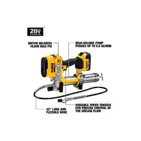 Mazací lis Dewalt DCGG571M1 (s baterií) 

 obrázek produktu 1 z 4