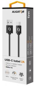 Kabel Aligator USB/USB-C, 1m černý

 obrázek produktu 2 z 2