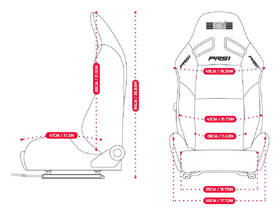 Přídavné sedadlo Next Level Racing PRS1 Performance Reclining Sim Racing Seat černé/šedé

 obrázek produktu 6 z 8