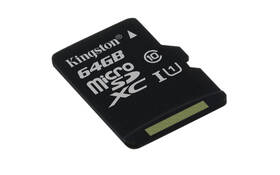 Paměťová karta Kingston MicroSDXC 64GB UHS-I U1 (80R/10W) 

 obrázek produktu 1 z 6
