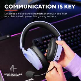 Headset Trust GXT 491 FAYZO fialový

 obrázek produktu 11 z 15