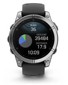 Chytré hodinky Garmin fenix E 47 mm - Stainless Steel / Graphite Silicone Band 

 obrázek produktu 4 z 8