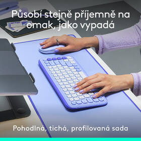 Klávesnice s myší Logitech POP ICON, US layout fialová

 obrázek produktu 3 z 10