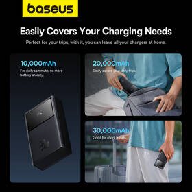 Powerbanka Baseus Star-Lord 10000mAh 30W 2xUSB/2xUSB-C černá barva
