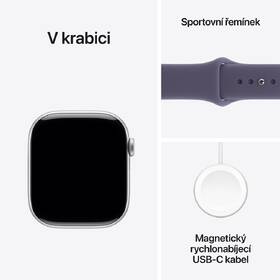 Chytré hodinky Apple GPS + Cellular 46mm stříbrný hliník - mlžně fialový sportovní řemínek - M/L 

 obrázek produktu 7 z 7