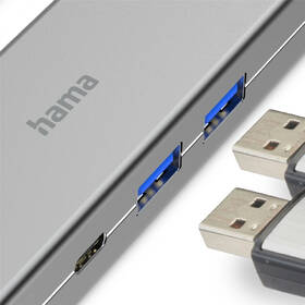 USB Hub Hama Multiport šedý

 obrázek produktu 1 z 6
