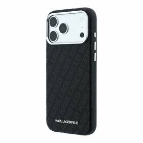 Kryt na mobil Karl Lagerfeld PU Grained Allover Semi Wrap Magsafe na Apple iPhone 18 Pro černý

 obrázek produktu 3 z 6