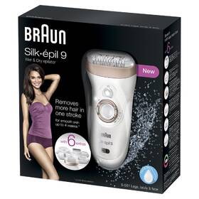 Epilátor Braun 9-561 Wet/Dry NEW bílý/zlatý

 obrázek produktu 9 z 9