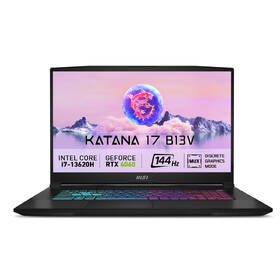 Notebook MSI Katana 17 B13VFK-249CZ černá barva
