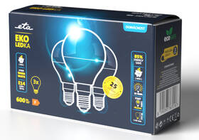 Žárovka LED ETA EKO LEDka mini globe 7W, E14, teplá bílá, 3ks 

 obrázek produktu 3 z 3