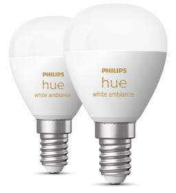 Chytrá žárovka Philips Bluetooth, 5,1W, E14, White Ambiance, 2ks 

 obrázek produktu 2 z 5