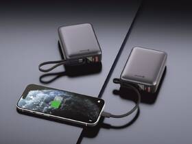 Powerbanka Swissten s integrovaným kabelem USB-C, 45W 20000 mAh stříbrná

 obrázek produktu 4 z 6