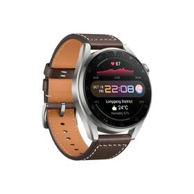 Chytré hodinky Huawei Watch 3 Pro - Brown Leather 

 obrázek produktu 2 z 5