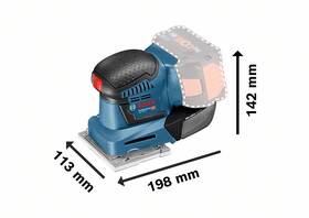 Vibrační bruska Bosch Professional GSS 18 V-10 (bez baterie) 

 obrázek produktu 3 z 8
