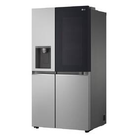 Americká lednice LG GSGV80PYLD stříbrná barva
