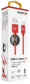 Kabel Aligator Premium USB/USB-C, 1m červený

 obrázek produktu 1 z 4